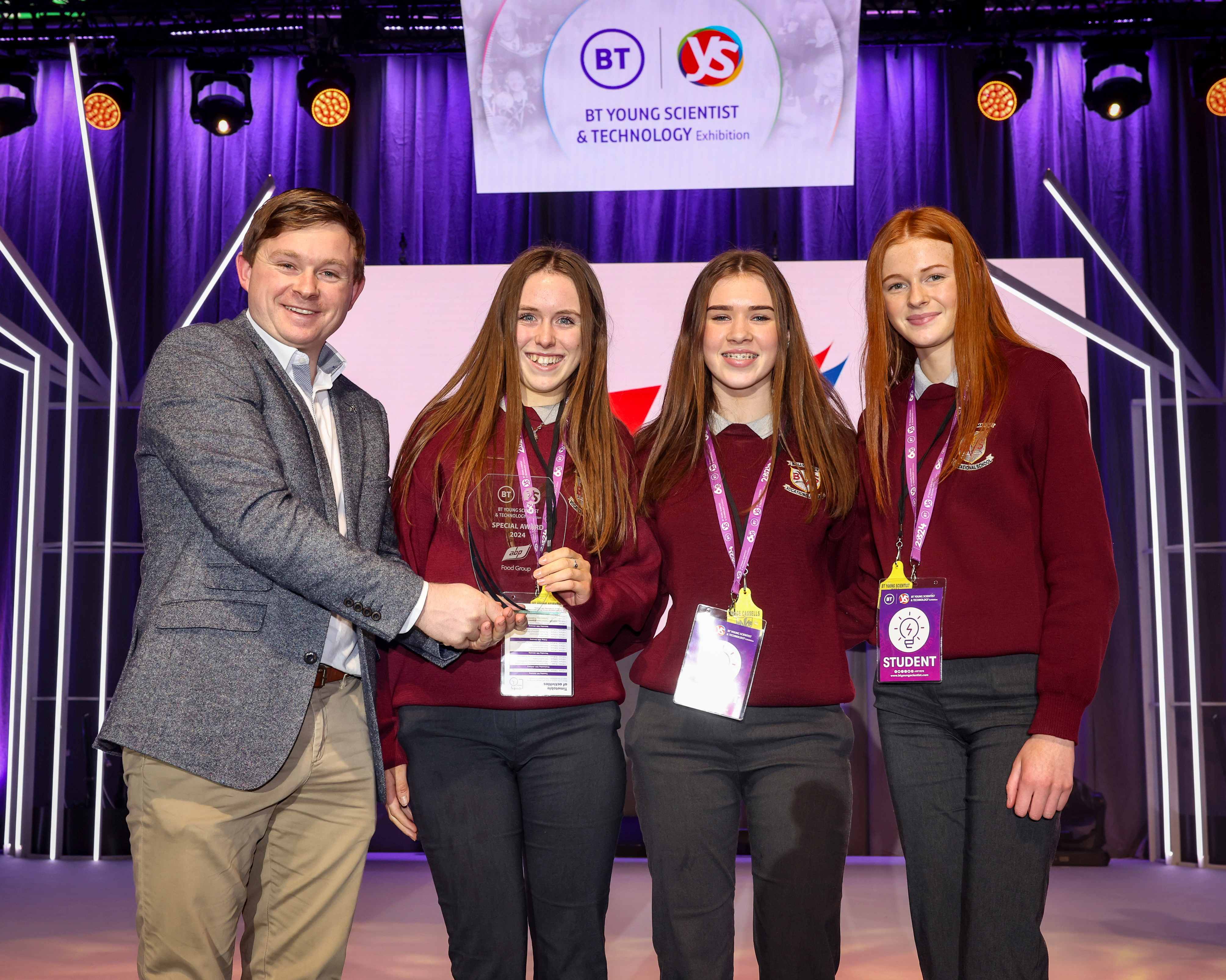 Ballymahon Vocational School Wins ABP Sustainable Farming Award at BTYSTE 2024